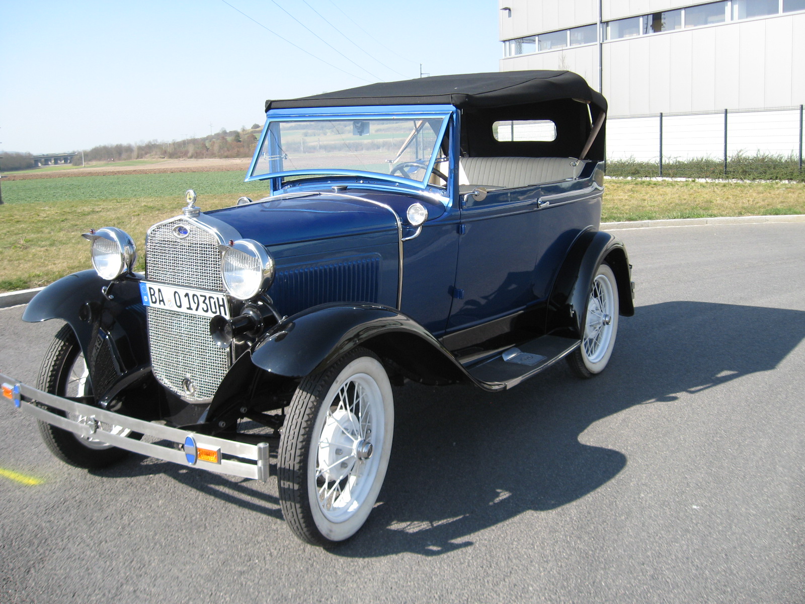 1930 Ford Model A "Betsy" als Hochzeitsfahrzeug, Hochzeitsfahrzeug